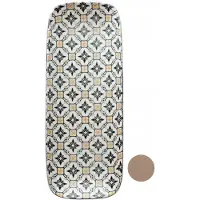 MPLCo MOSAIQUE Servierteller Keramik Beige 32 cm