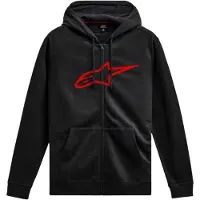 Alpinestars Ageless Zip V3 Kapuzenjacke Black Red, Größe: XL