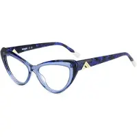 Missoni Damen MIS 0172 468 Rahmen von BRILLEN Acetat Blau Cat Eye