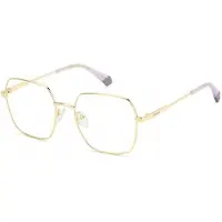 Polaroid Damen PLD D530 J5G Rahmen von BRILLEN Metall Gold Quadratisch