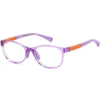 Polaroid Kids Kind PLD D834 789 Rahmen von BRILLEN Plastik Lila Quadratisch
