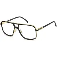 Carrera 1143 59/16/145 Matte schwarze Metallrahmen Herren 1143