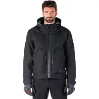 Alpinestars Morush wasserdichte Motorrad Jacke, schwarz, M