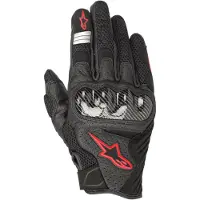 Alpinestars SMX-1 Air V2 Handschuhe Black Red Fluo