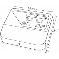 Stilform Thermolux Digital Controler für Saunaofen 3 bis 9 KW