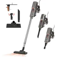 Solac Turbobat 600, 2-in-1-Stabstaubsauger, Beutellos, Edelstahl, Trocken, HEPA, Zyklonal