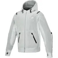 Alpinestars Moflow Air Tech Motorrad Zip Hoodie, grau, S