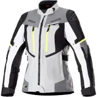 Alpinestars Stella Bogota' Pro Drystar Jacke Eisgrau Dunkelgrau Größe XL