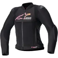 Alpinestars Stella SMX Air Schwarz Gelb Rosa Jacke Größe M