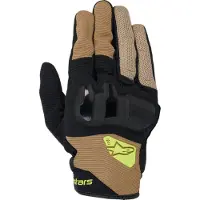 Alpinestars Chrome V2 Dunkel Khaki Schwarz Handschuhe Größe XL