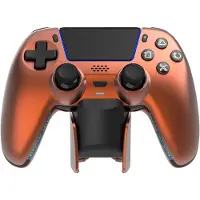Deltaco Controller inkl. Ladestation Wireless orange PS5
