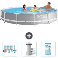 Intex Prism Frame Pool Rund - 366x76 cm - 4-teilig S31896