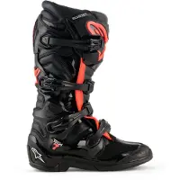 Alpinestars Tech 7 Stiefel Black Red Fluo