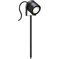 LCD Erdspießstrahler LED Schwarz 15W Warmweiss IP65 50x9,5cm 5014