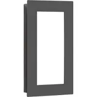 LCD LED Wandleuchte in Graphit und Weiß 12W 1200lm IP44