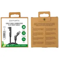 4smarts 541457, 1,5 m, USB A, USB C, Graphit