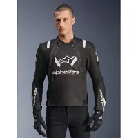 Alpinestars T-Stunt Air Jacke Black White, Größe: XXL