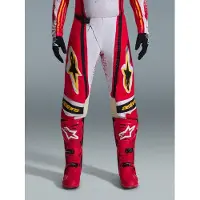 Alpinestars 2026 Techstar Nomur Hose Light Gray Red Black, Größe: 30