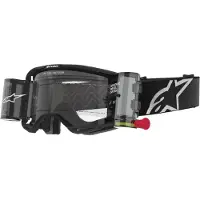 Alpinestars Vision 8 Corp Schutzbrille Roll-Off Black Clear Roll Off, Größe: One Size