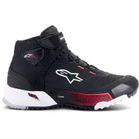 Alpinestars CR-X Drystar Motorradschuhe Black White Diva Pink