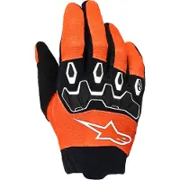 Alpinestars Jugend- &amp; Kinder-Full Bore V2 Handschuhe Orange White Black