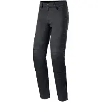 Alpinestars Cerium Tech Stretch Motorrad Jeans Black Rinse, Größe: 33