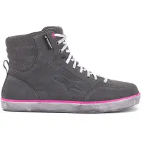Alpinestars J-6 Wasserdichte Schuhe Light Gray Fuchsia