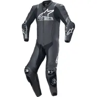 Alpinestars Missile V2 Lederkombi Ward 1-Teiliger Black Metallic Gray, Größe: 56