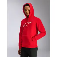 Alpinestars Ageless V3 Kapuzenpullover Red White, Größe: M