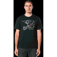 Alpinestars CSF T-Shirt MX Helm Black, Größe: XL