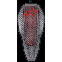Alpinestars Nucleon Flex Proi Vollständiger Rückenprotektoreinsatz Transparent Smoke Red