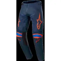 Alpinestars Jugend-Racer Narin Hose 2023 Night Navy Hot Orange, Größe: 26
