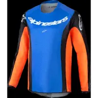 Alpinestars Racer Melt Jugend-Trikot 2025 Orange Blue