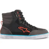Alpinestars J-6 Wasserdicht Canvas Schuhe Black Anthracite Light Blue