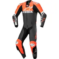 Alpinestars Missile V2 Lederkombi Ward 1-Teiliger Black Red Fluo White, Größe: 46