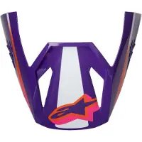 Alpinestars S-M3 Heat Visier White Purple Pink Glossy, Größe: One Size