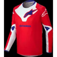 Alpinestars Racer Veil Jugend-Trikot 2025 Bright Red White