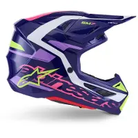Alpinestars S-M7 Deed Helm ECE 22.06 Purple Pink Glossy
