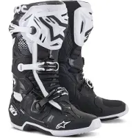 Alpinestars Tech 10 Stiefel Black White