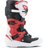 Alpinestars Jugend-Tech 3S Stiefel White Black Bright Red