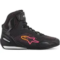 Alpinestars Stella Faster-3 Rideknit Schuhe Black Yellow Pink