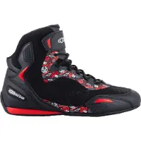 Alpinestars FQ20 Faster-3 Rideknit Schuhe Black Bright Red, Größe: 8.5