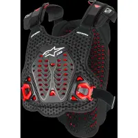 Alpinestars A-5 Plasma Brustprotektor Schwarz Rot Weiß Größe XL-XXL