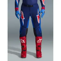 Alpinestars 2026 Supertech Vista Hose Dark Navy Hot Coral Cobalt, Größe: 32