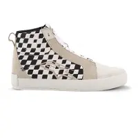 Alpinestars Ride-63 Canvas Motorradschuhe White Black Chess
