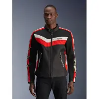 Alpinestars T-Dyno Air Motorrad Textiljacke, schwarz/beige/rot, XL