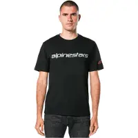 Alpinestars Linear Wordmark 2.0 CSF T-Shirt Black Grey Red