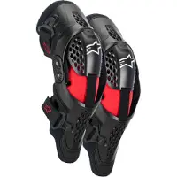 Alpinestars SX-1 Plasma Knieschutz Black Red Cool Gray, Größe: L/XL