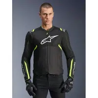 Alpinestars T-Sps Air V2 Motorrad Textiljacke, schwarz/neon-gelb, M
