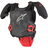 Alpinestars A-5 S Jugend-Brustschutz Black White Red, Größe: S/M